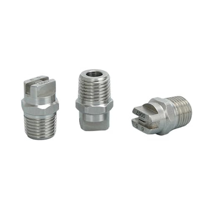 Stainless Steel Flat Fan Nozzle 1pc 1/4 1/8 Inch 50/65/80/95/110 Degree Stainless Steel Small Capacity Flow Rate Spray Flat Fan Nozzle, Spray Nozzle 650067(650033 1of4,SS303) - color: 650033 1of4, size: SS303