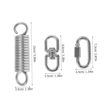 Hammock Chair Spring Set Swing Spring Kit Swing Chair Hanging Ring Set