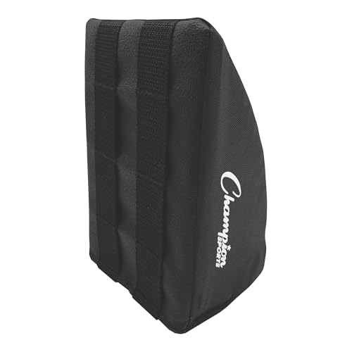Champion Sports Cushioned Catcher's Knee Support – Ergonomic Design for Players 5'7" and Under – Black - size: 5'7" and Below