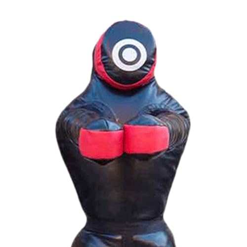 MMA Training Dummy for Judo and Taekwondo 170cm Unfilled Punching Bag - color: Black