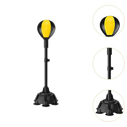 High-Speed Boxing Ball Set for Home Gym Training - color: Yellow Black