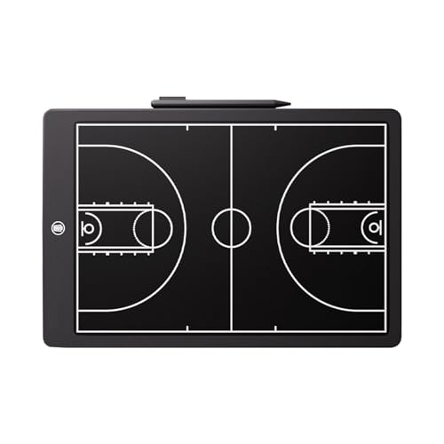 LCD Basketball Coaching Board, Electronic Basketball Tactical Board for Training Teaching Competition Command(16 inches) - size: 16 inches