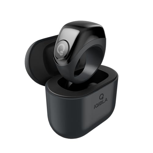 TAKVA - Zikr Ring Jood | Improved, Smart Tasbih Ring (Interchangeable Ring Sizes) (Black) - color: Black