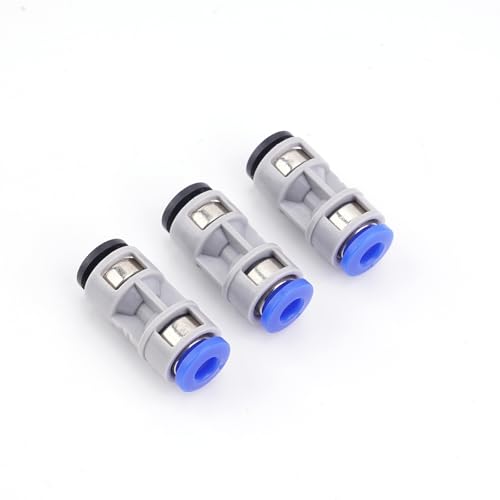 3pcs Teflon PTFE Tube Adapter Replacement for Bambu Lab | A1/A1MINI/P1P/P1S/P2S/X1/X1C/X1E/H2D/H2S 3D Printer,Plastic Metal Mixed Feed Connectors for Bambu Lab 3d Printer
