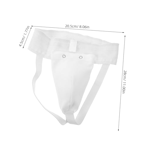 Breathable Groin Protector Guard Comfortable Crotch Guard for Boxing Taekwondo Karate Wear-Resistant Moisture-Wicking for Outdoor Sports Fitness Activities