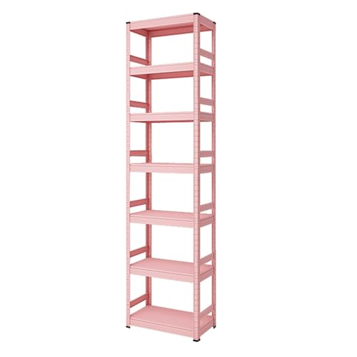 20 Gallon Metal Fish Tank Stand, Freestanding Adjustable Bookshelf Storage Shelves, ,Heavy-Duty Industrial Microwave Stand, Kitchen Utility Organizer for Home Office(60x30x228cm(24x12x90inch), A) - color: A, size: 60x30x228cm(24x12x90inch)