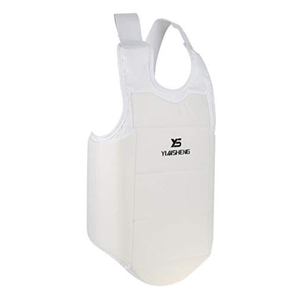 DAUERHAFT Taekwondo Karate Chest Guard Boxing Vest Unisex Adult Child Breast Protector Comfortable Breathable Chest Rib Guard