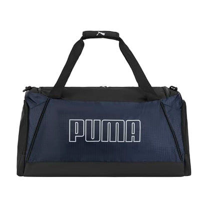PUMA unisex-adult Accelerator Duffel Bag with Removable Strap & Shoe Pocket - color: New Navy/Black