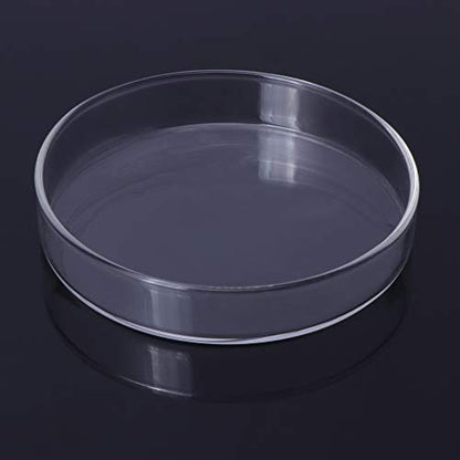Aquarium Shrimp Feeding Dish High Glass Bottom Feeder Food Bowl 3.9 3.5 3.2 2.6 2.4 Inches Round Tray - size: Small