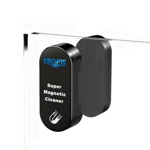 Magnetic Algae Scraper - N52 Magnet, Ultra-Thin, Reef Safe (Pro) | non scratch, strong hold, one pass, daily use, saltwater safe, ergonomic, 0.55in inner