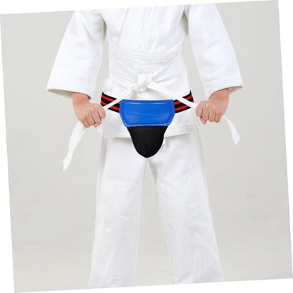 Kids Boxing Groin Guard Protector Ventilated Athletic Cup for Taekwondo Martial Arts Comfortable Crotch Protector for Boys for Sparring and Combat Sports