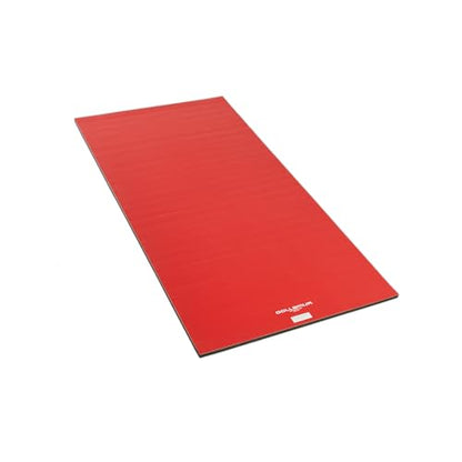 Dollamur 5'x10'x1.25" Wrestling Mat, Workout, Exercise, Yoga - color: Red