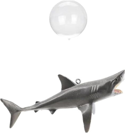 Floating Shark Ornament - Adjustable Aquarium Shark Animal Decor, Shark Pool Décor | Aquarium Floating Shark Ornaments Thematic Ornaments Suitable for Aquarium All Kinds of Fish Tank and Home