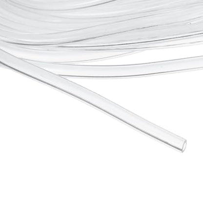 uxcell Clear PVC Tubing, 1mm ID x 2mm OD - 15ft PVC Tube Lightweight Vinyl Hose, Transparent Flexible Plastic Water Tubing for Air Oil Water Transfer Aquarium Irrigation - size: 1mm ID x 2mm OD