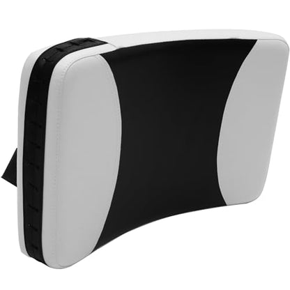 Taekwondo Kicking Pads and Handheld Muay Thai Kickboxing Shield, Large Curved Striking Targets with Sturdy Surface for Martial Arts Training and Sparring Practice