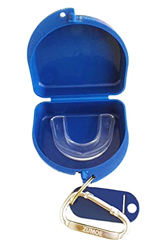 Lacrosse Mouthguard Case Mouth Guard Retainer Case - Live Love Lax - color: Blue