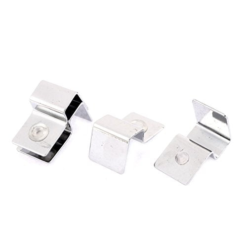 Ruilogod Stainless Steel Glass Cover Thermo Brackets Clip Support Holder 4pcs (id: 529 c93 d0e 8da 985