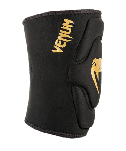 Venum Kontact Gel Knee Pad - Black/Gold - M