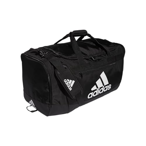 adidas Unisex Defender 4.0 Gym Duffel Bag for Men and Women - color: Black/White, style: Large (110l)