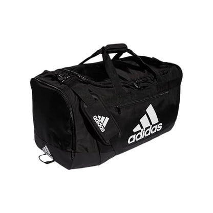 adidas Unisex Defender 4.0 Gym Duffel Bag for Men and Women - color: Black/White, style: Large (110l)