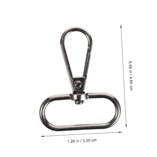 Lurrose Alloy Lobster Clasp Swivel Buckle Set DIY Jewelry Making Keychain Bag Making DIY Keychain Clasp