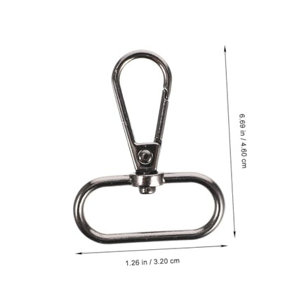 Lurrose Alloy Lobster Clasp Swivel Buckle Set DIY Jewelry Making Keychain Bag Making DIY Keychain Clasp