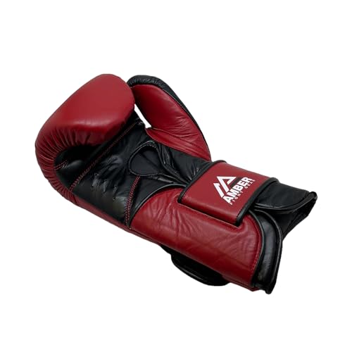 Renegade v1.0 Pro Hook & Loop Leather Boxing Gloves, Durable, Ideal for Sparring & Heavy Bags, Superior Shock Absorption & Ventilation, Optimal Fit for Serious Athletes - size: 14 oz