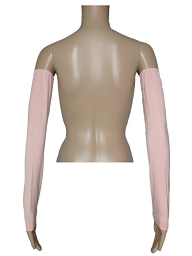 Women's Muslim Modal Arm Stretch Sleeves Cover - color: Khaki