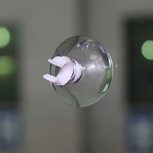 uxcell Aquarium Suction Cup Clips Airline Tube Holders Clamps for Fish Tank Clear 10mm 12Pcs - size: 10mm