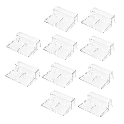 10pcs Fish Tank Cover Brackets Acrylic Support Rack for Aquarium Lids Durable and Wear-resistant Holders for Covers for Open Fish Tanks