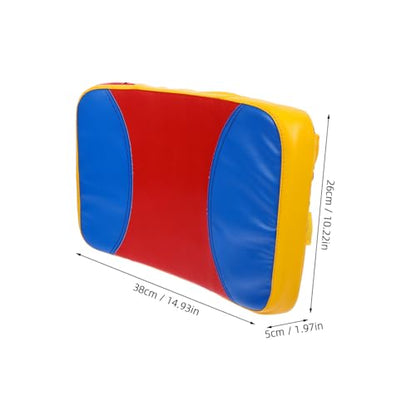 Taekwondo Kickboxing Training Pad Small Curved Kicking Shield with Reinforced Handles for Martial Arts Sparring and Side Kick Practice