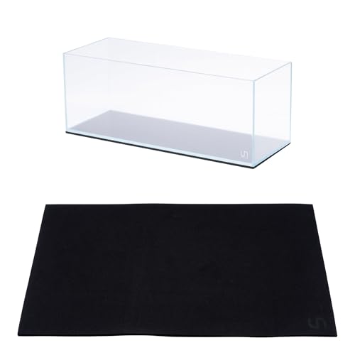 UNS Leveling Mat - 90x30cm | 35.43x11.81in, 6mm - Non-Slip Dense Foam Freshwater Saltwater Aquarium Mat for Planted Tanks, Marine Coral Reef, Turtle Reptile Enclosure, Betta Fish Shrimp Tank - Black - size: 90x30cm | 35.43x11.81"