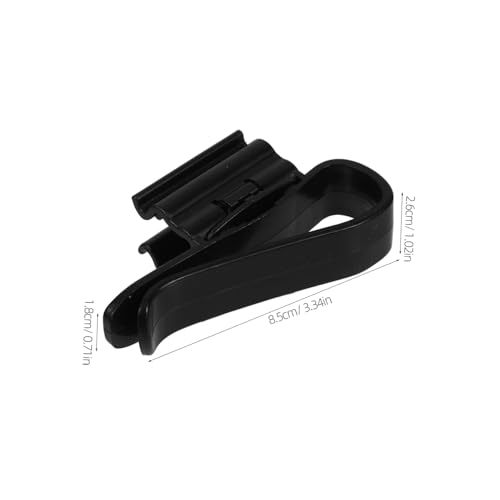 6pcs Aquarium Hose Holder Plastic Fish Clip Tube Clamp for Water Pipe Fixing Fish Tank Accessory - color: Black
