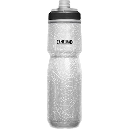 CamelBak Podium Ice Insulated Bike Water Bottle, Maximized Cold Retention with Aerogel Insulation, 21oz, Black