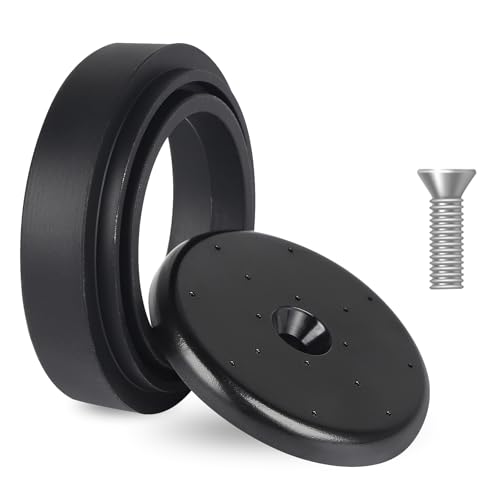 Commercial Spray Valve Repair Kit, 3 Pack Pre-Rinse Sprayer Spray Face Bumper and Screw Repair Part for All Commercial Faucet Sink Dish Sprayer Valve, Black
