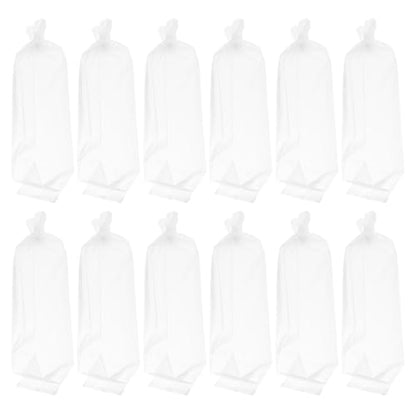 MAGICLULU 50pcs Thickened Plastic Fish Transport Bags for Betta and Guppy Leak-proof Flat Open Pet Fish Shipping Pouches 6x34cm