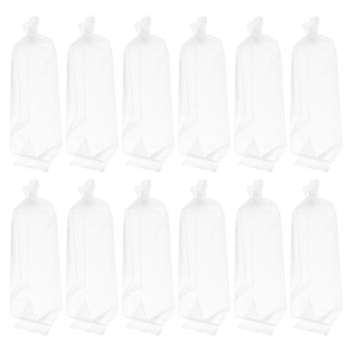 MAGICLULU 50pcs Thickened Plastic Fish Transport Bags for Betta and Guppy Leak-proof Flat Open Pet Fish Shipping Pouches 6x34cm