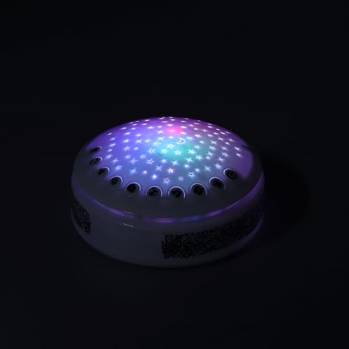 Kids Sound Machine Night Light Projector Nursery Rhymes Quran Soothing Sounds Star Projector