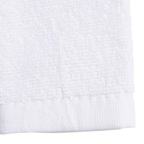 adidas Football Team Towel Dries Hands, Stays-in-Place with Hook and Loop Closure - color: White
