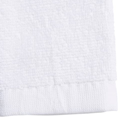 adidas Football Team Towel Dries Hands, Stays-in-Place with Hook and Loop Closure - color: White