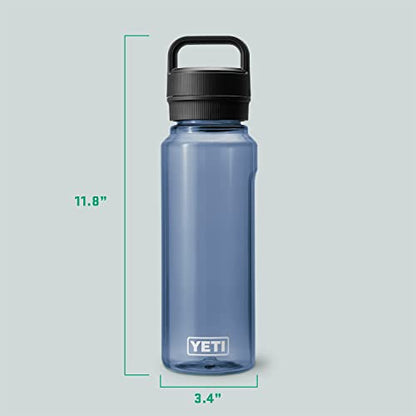 YETI Yonder Water Bottle with Yonder Chug Cap, Lightweight, Leakproof and BPA-Free - color: Navy, style: 34oz