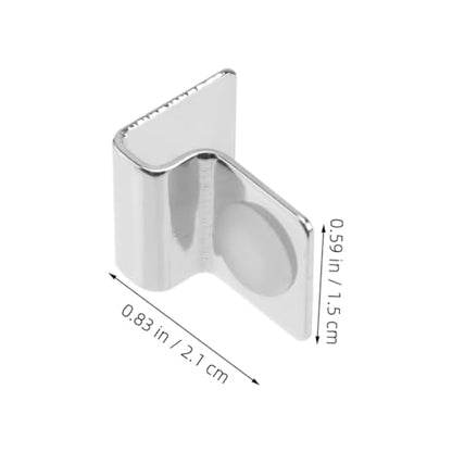 GALPADA 8Pcs Stainless Steel Fish Tank Lid Support Clamps Aquarium Cover Brackets for Rimless Aquariums Wear Resistant and Secure Design Versatile Compatibility for Various Tanks