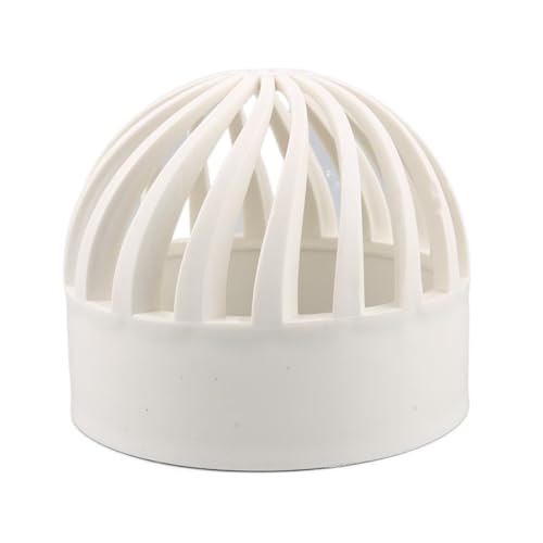 40 Pcs PVC Breathable Cap Aquarium Tank Permeable Screen Filter Isolation Water Cover(White) - color: WHITE