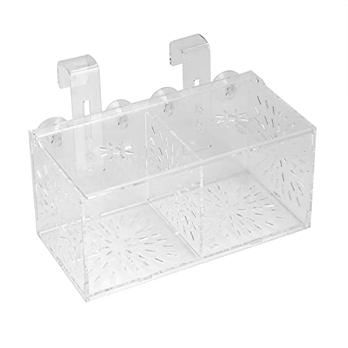 Fish Isolation Box for Aquarium,Fish Breeding Box, Acrylic Transparent Fish Tank for Tank Anemone Aquarium Hatchery Incubator Holder Breeder Quarantine Breeding Isolation Box (20CM*10CM*10CM)