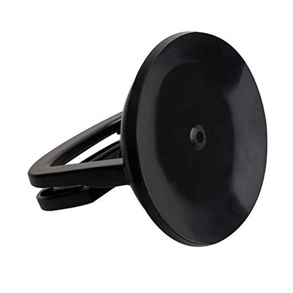 FCHO Glass Suction Cup Heavy Duty Aluminum Vacuum Plate Puller Handle Holder Hooks Duty Galss Lifting/Tile Suction Cup Lifter/Moving Glass/Pad for Lifting (Black, 2Pack) | Aluminum Single Glass Vacuum Suction Cup With Hooks For Tile Glass Moving Lifting D