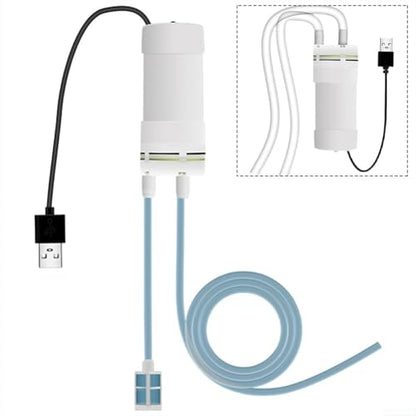 5V Self Priming Pump, USB Water Pump, 4L/Min Flow Rate, Plastic Body, 6MM Tube ID, For Aquarium, Balcony, Travel, Outdoor Use(3Meter) - size: 3Meter