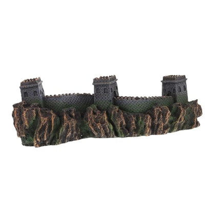 Hemoton Bridge of China Sculpture Model Mountain for Fish Tank Bubbler Decor Unique Decorative