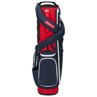 Cobra Ultralight Pro Stand Golf Bag - color: Club Navy/Strong Red