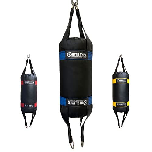 Outslayer 20 Pound Double End Heavy Bag - color: Black/Blue