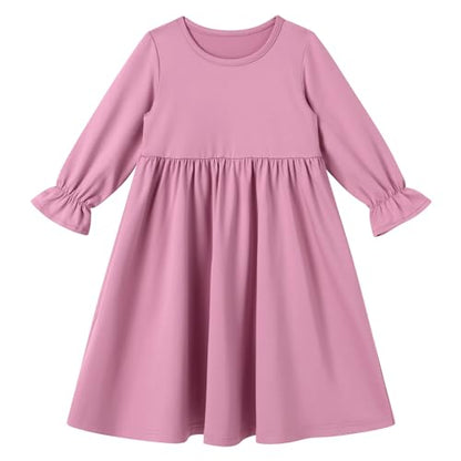 IWEMEK 2PCS Newborn Baby Girls Muslim Abaya Prayer Dress with Hijab Islamic Middle East Arab Dubai Robe Ramadan Eid Clothes - color: Light Purple, size: 0-6 Months